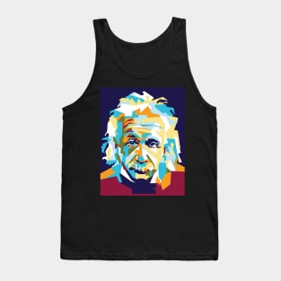 Albert Einstein In WPAP Tank Top